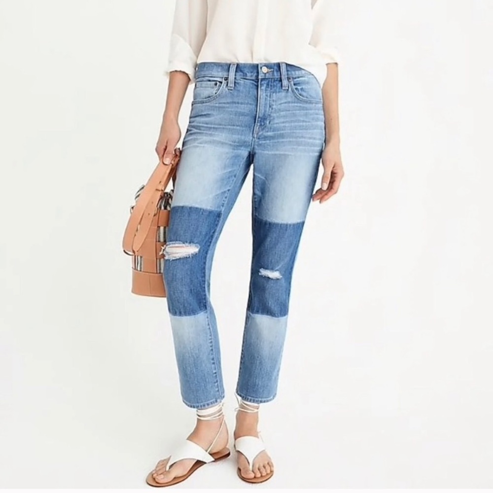 🆕J. Crew slim broken in boyfriend jeans